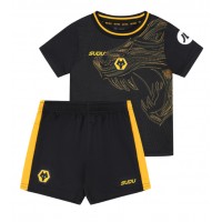 Echipament fotbal Wolves Jean-Ricner Bellegarde #27 Tricou Deplasare 2024-25 pentru copii maneca scurta (+ Pantaloni scurti)